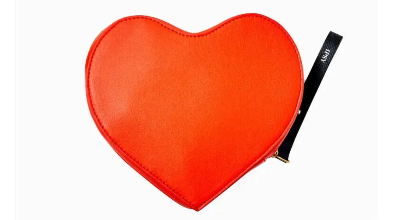 IPSY heart shaped bag