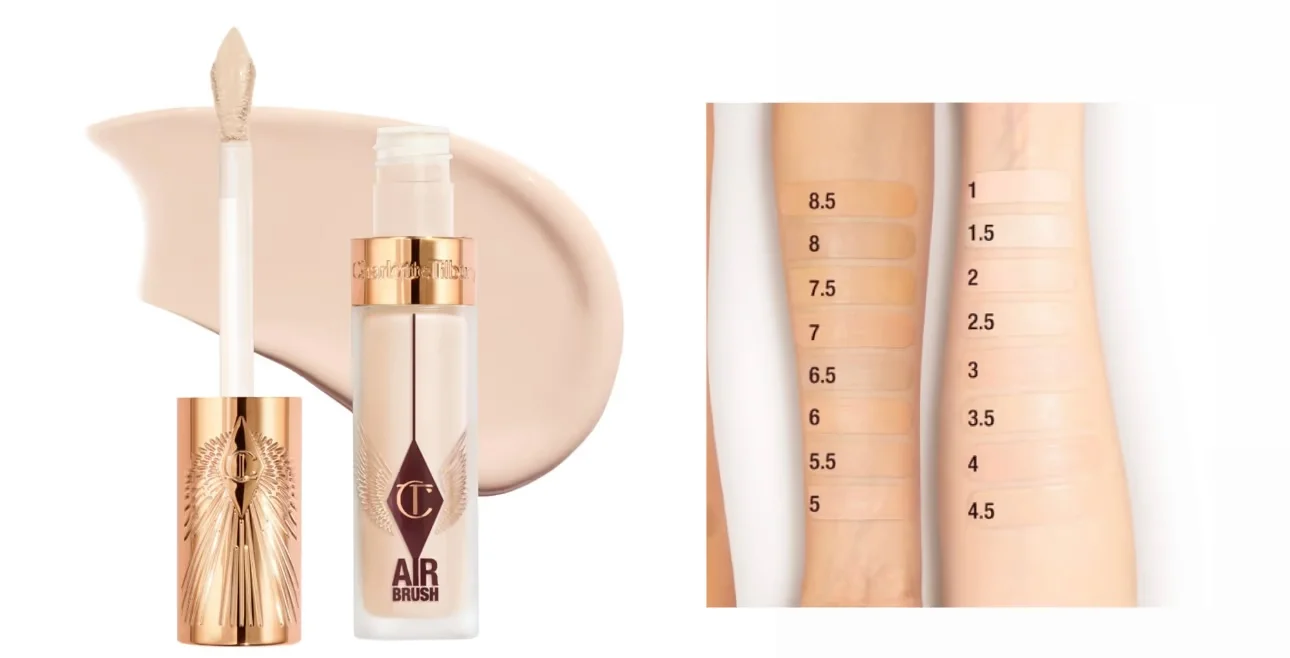 CHARLOTTE TILBURY Airbrush Flawless Crease- Proof Long-Wear Blur Concealer with Hyaluronic Acid ( color : 3.5)